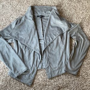 Romeo and Juliet Couture Faux Suede Jacket